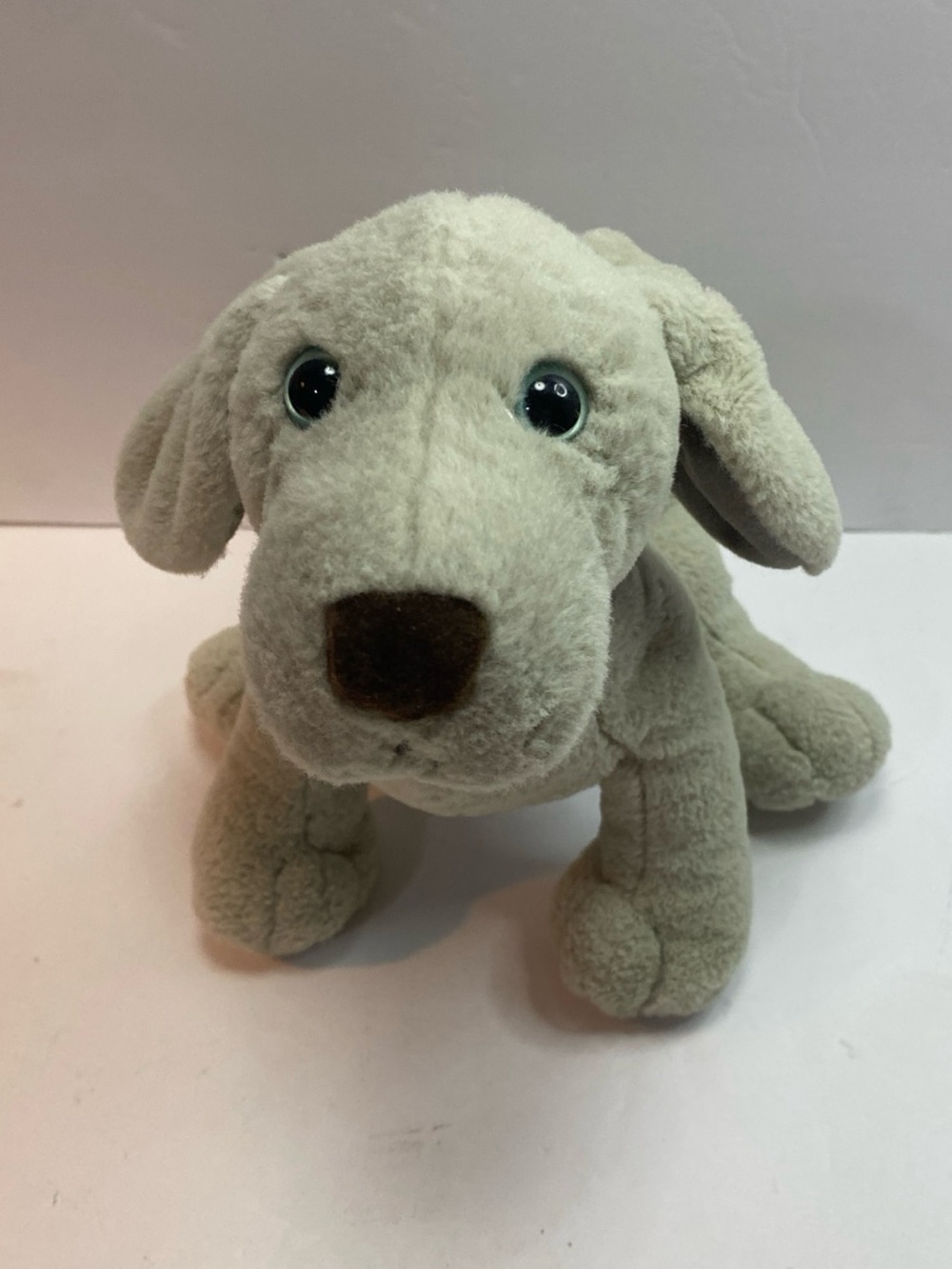 Ganz Webkinz Gray Weimaraner HM454 Puppy Dog Plush 10" No Code Blue Eyes